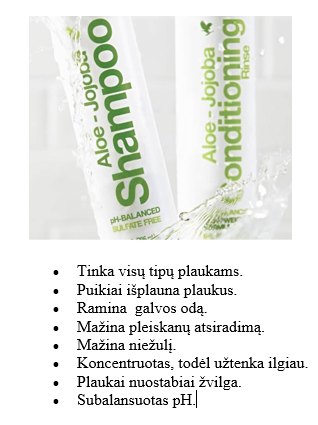 Šampūnas su alavijais ir simondsijomis