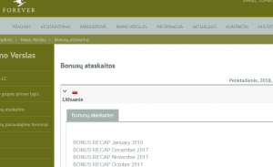 forever uždarbis