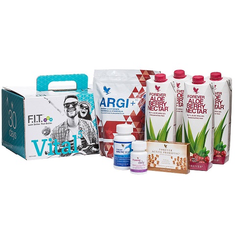 Rinkinys Vital 5 - Alavijų ir spanguolių sultys