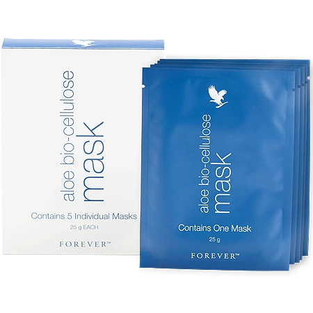 Bioceliuliozės kaukė su alavijais