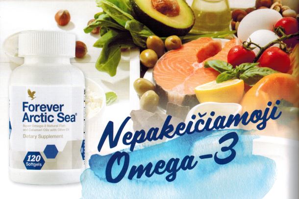 nepakeičiamoji omega-3