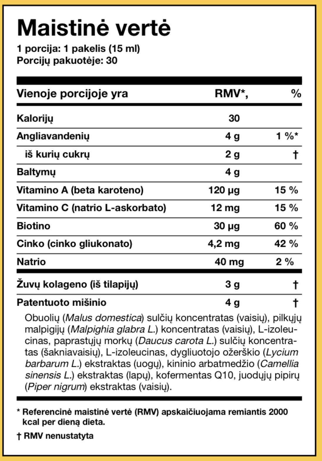 Forever Marine Collagen. Forever Jūrinis kolagenas