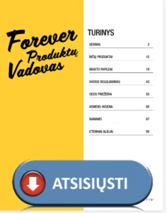 forever produktų vadovas