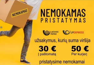 nemokamas forever produktų pristatymas