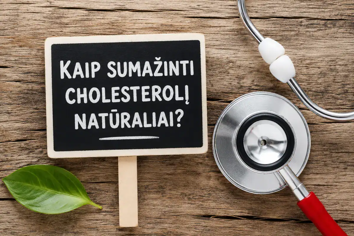 kaip sumažinti choleterolį natūraliai